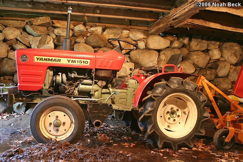 May 15, 2006: First picture of the new Yanmar 1510 tractor