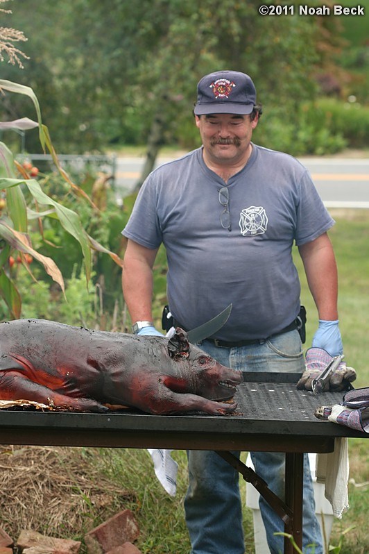 August 27, 2011: Pig Roast, done by Maltese Barbeque