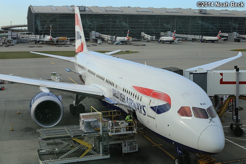 December 3, 2014: Plane that was about to take me from London to Hyderabad