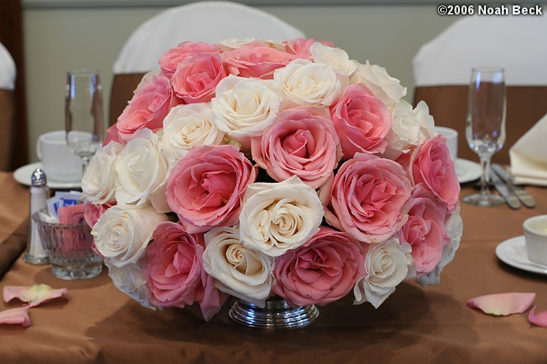 September 17, 2006: rose centerpiece