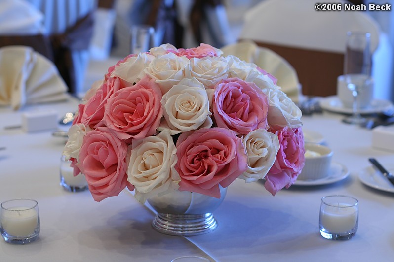 September 17, 2006: rose centerpiece