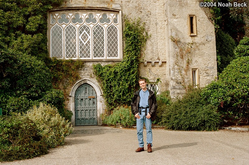 July 7, 2004: Roz was afraid people wouldn&#39;t believe I actually went to Ireland, so she made sure there was photographic proof. So, here&#39;s Noah in front of Malahide Castle.