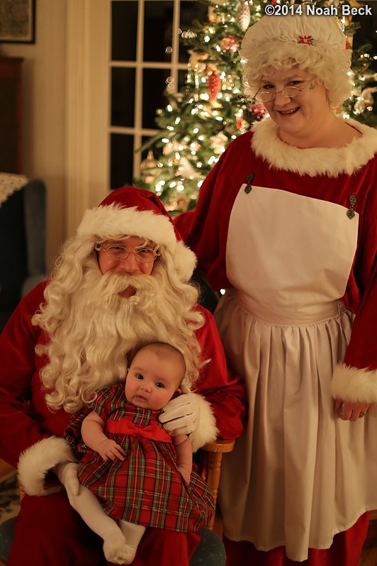 December 26, 2014: Santa and Mrs. Claus with Catherine