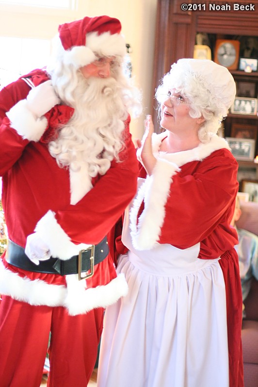 December 26, 2011: Santa and Mrs. Claus vist the Beck Farm