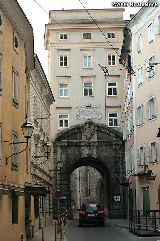September 23, 2009: A street in Salzburg