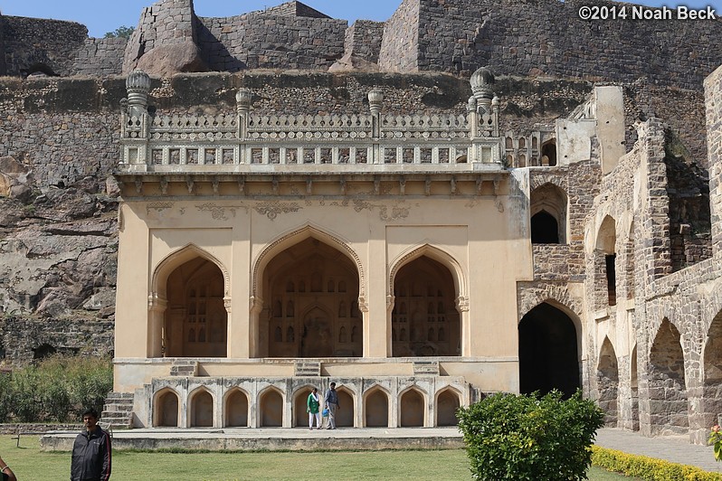 December 7, 2014: Structure in Golconda Fort