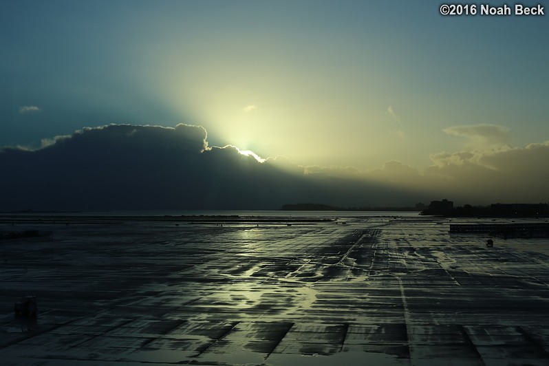 February 18, 2016: Sunrise over the San Francisco Bay