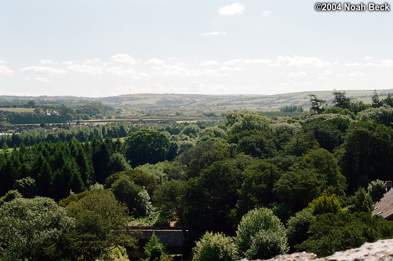 July 5, 2004: View from Blarney Castle