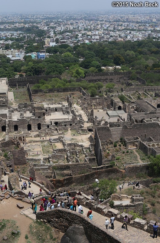 April 26, 2015: View from Golconda Fort