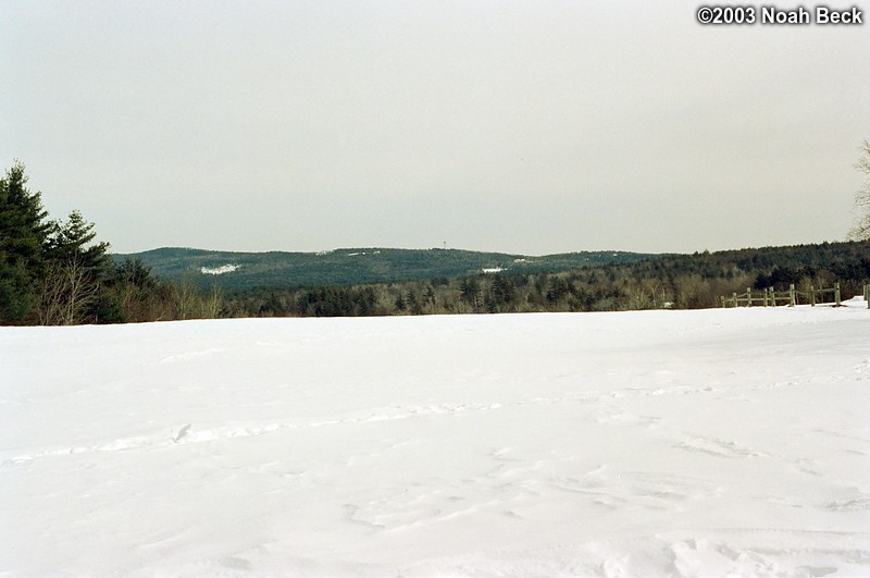 February 16, 2003: View from near The Inn at Crotched Mountain
