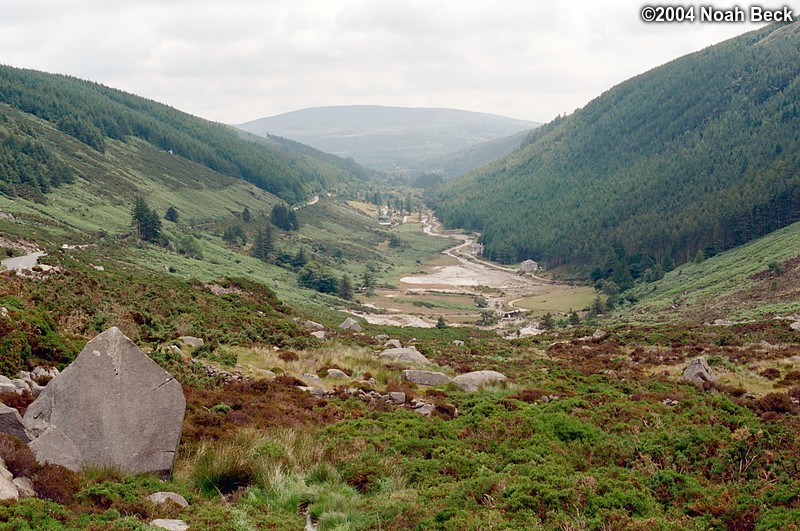 July 7, 2004: The view leaving the valley that Glendalough is in.