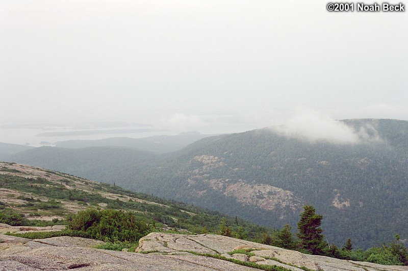 June 30, 2001: View from the top of Cadillac Mountain just after sunrise