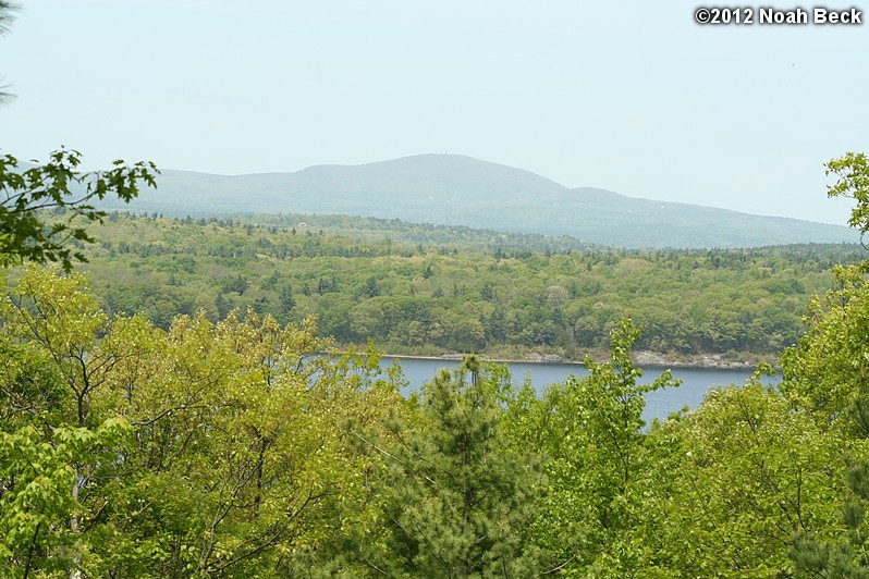 May 13, 2012: View of Mt Wachusett from the Belvedere at Tower Hill