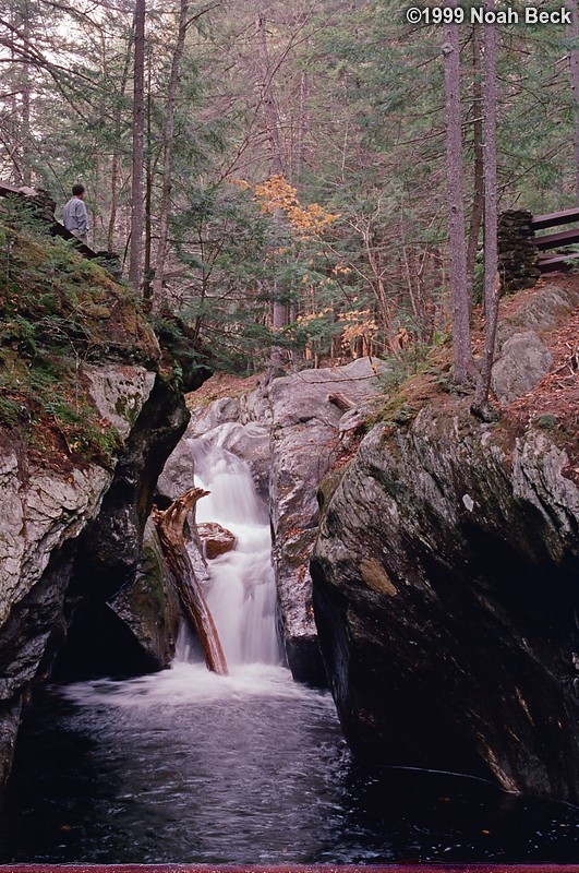 October 17, 1999: The waterfalls called Texas Falls in the Green Mountains