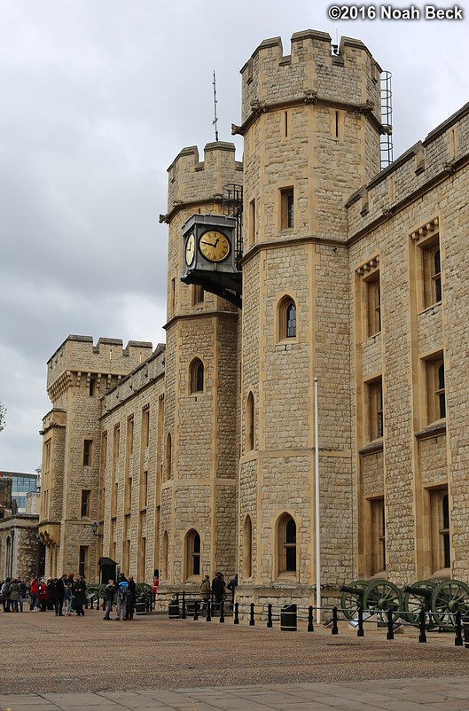 October 19, 2016: Waterloo Block in the Tower of London, where the Crown Jewels are kept