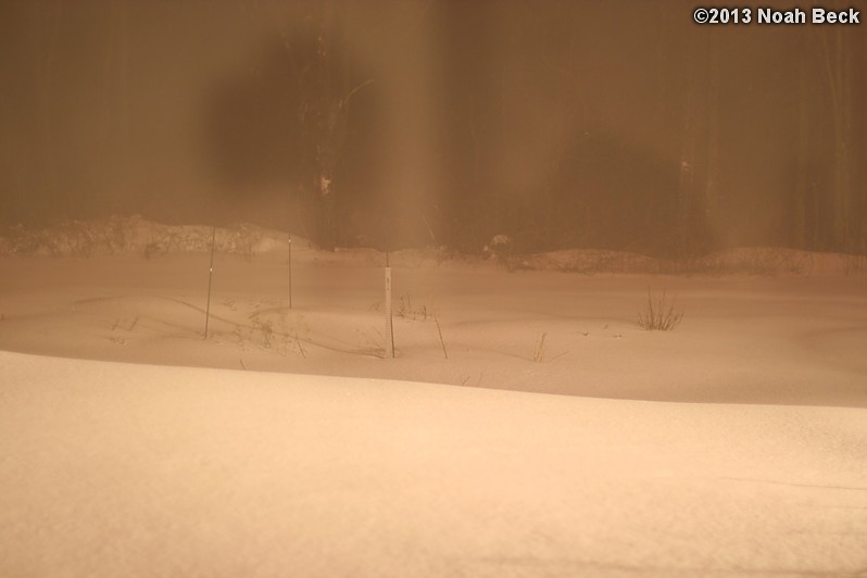 February 9, 2013: Looking through a window over the back yard during Nemo (2013 blizzard).  Images taken every 15 minutes.  Video version here.