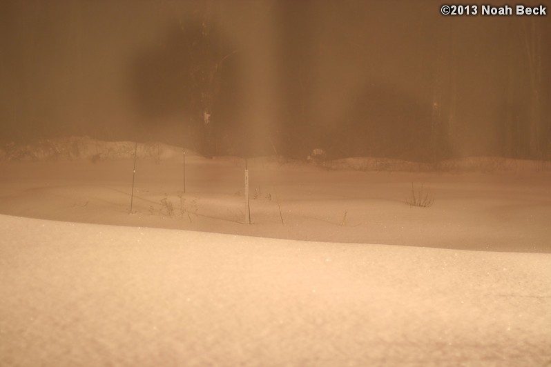 February 9, 2013: Looking through a window over the back yard during Nemo (2013 blizzard).  Images taken every 15 minutes.  Video version here.