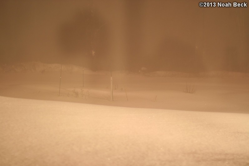 February 9, 2013: Looking through a window over the back yard during Nemo (2013 blizzard).  Images taken every 15 minutes.  Video version here.