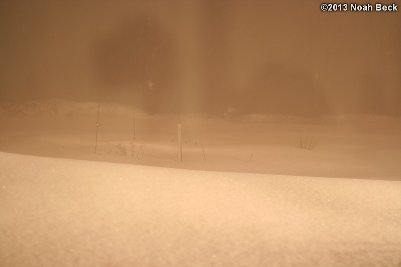 February 9, 2013: Looking through a window over the back yard during Nemo (2013 blizzard).  Images taken every 15 minutes.  Video version here.