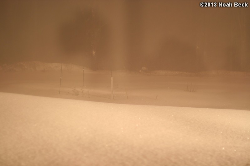 February 9, 2013: Looking through a window over the back yard during Nemo (2013 blizzard).  Images taken every 15 minutes.  Video version here.