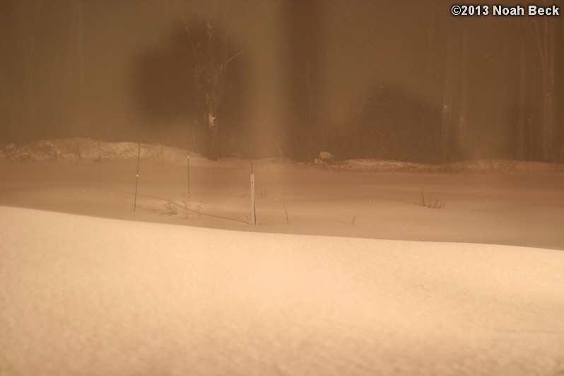 February 9, 2013: Looking through a window over the back yard during Nemo (2013 blizzard).  Images taken every 15 minutes.  Video version here.