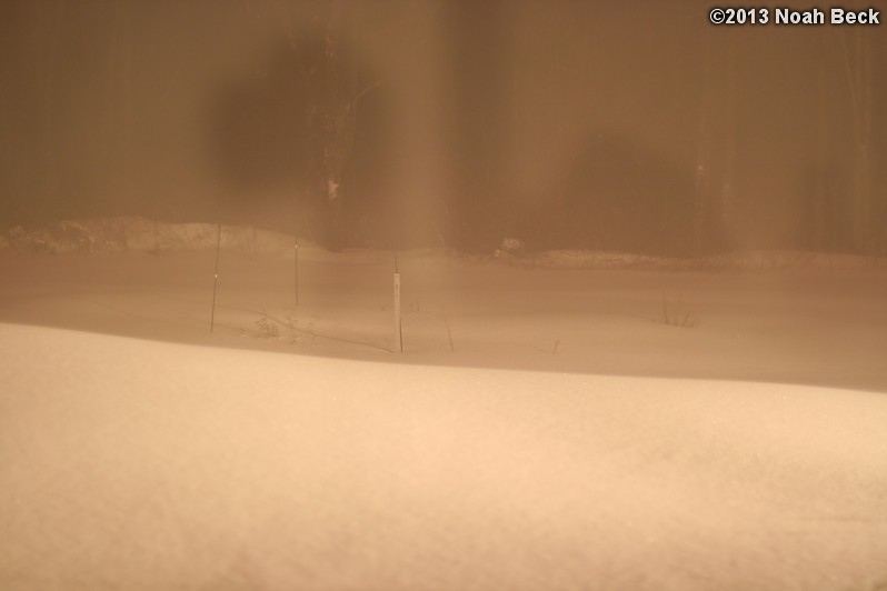 February 9, 2013: Looking through a window over the back yard during Nemo (2013 blizzard).  Images taken every 15 minutes.  Video version here.