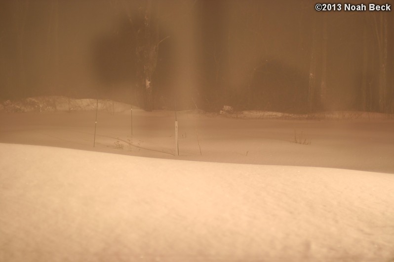 February 9, 2013: Looking through a window over the back yard during Nemo (2013 blizzard).  Images taken every 15 minutes.  Video version here.