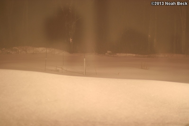 February 9, 2013: Looking through a window over the back yard during Nemo (2013 blizzard).  Images taken every 15 minutes.  Video version here.