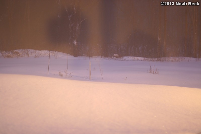 February 9, 2013: Looking through a window over the back yard during Nemo (2013 blizzard).  Images taken every 15 minutes.  Video version here.