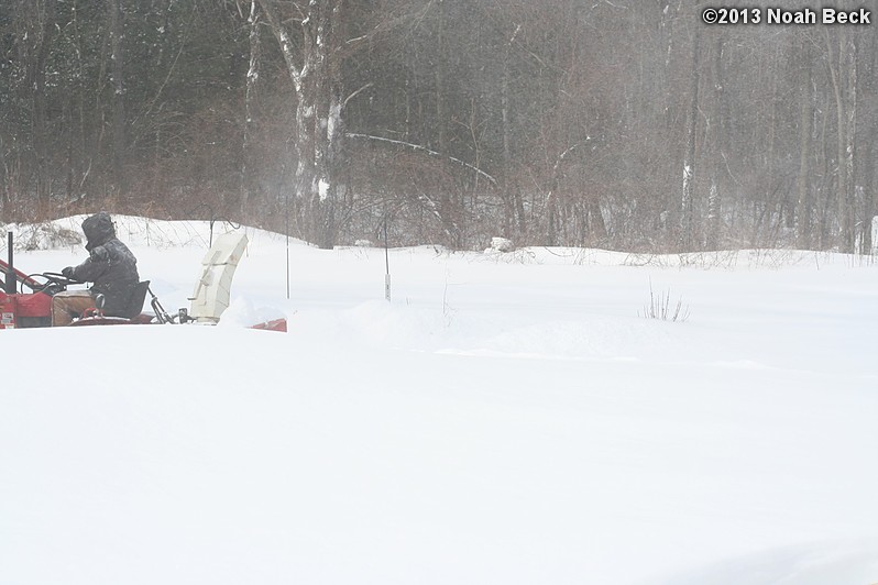 February 9, 2013: Looking through a window over the back yard during Nemo (2013 blizzard).  Images taken every 15 minutes.  Video version here.