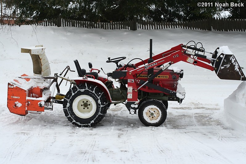 February 2, 2011: Yanmar 1510 with new bogger tires