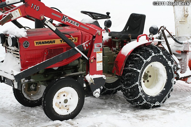 February 2, 2011: Yanmar 1510 with new bogger tires