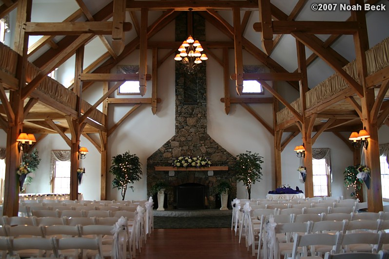 March 24, 2007: Ceremony accent pieces at Harrington Farm