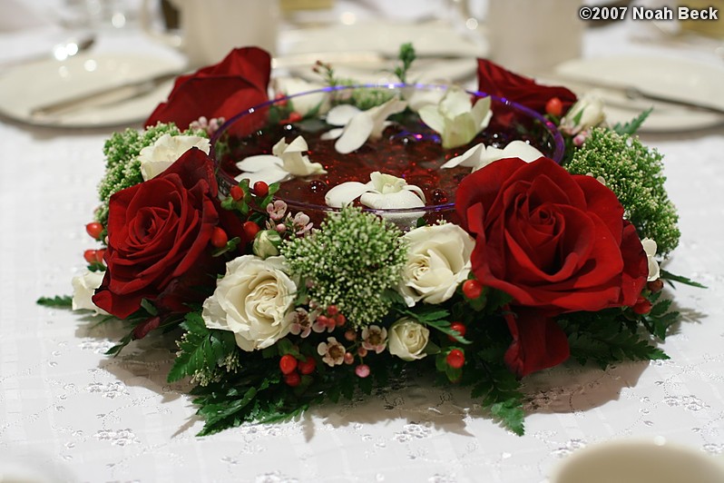 January 20, 2007: flower centerpiece